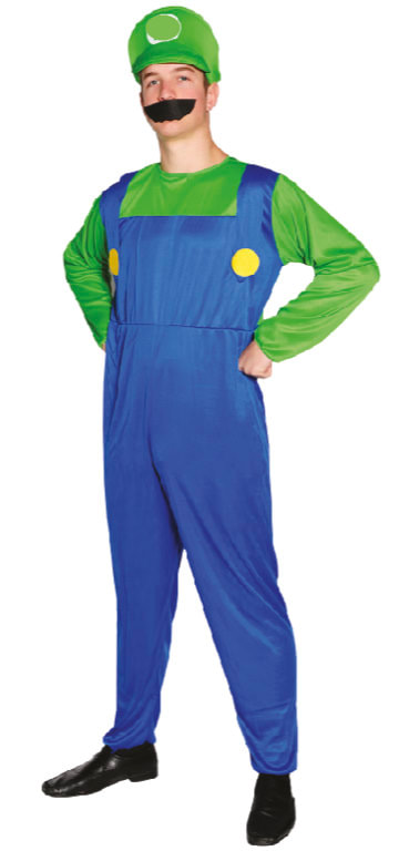 Super L Plumber - Luigi Costume